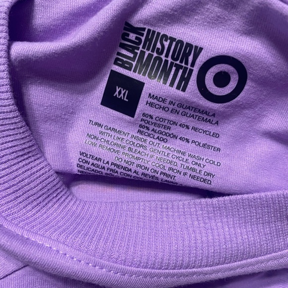 Black History Month Purple Graphic Tee by Blu: BlackBoyBe - Picture 7 of 7